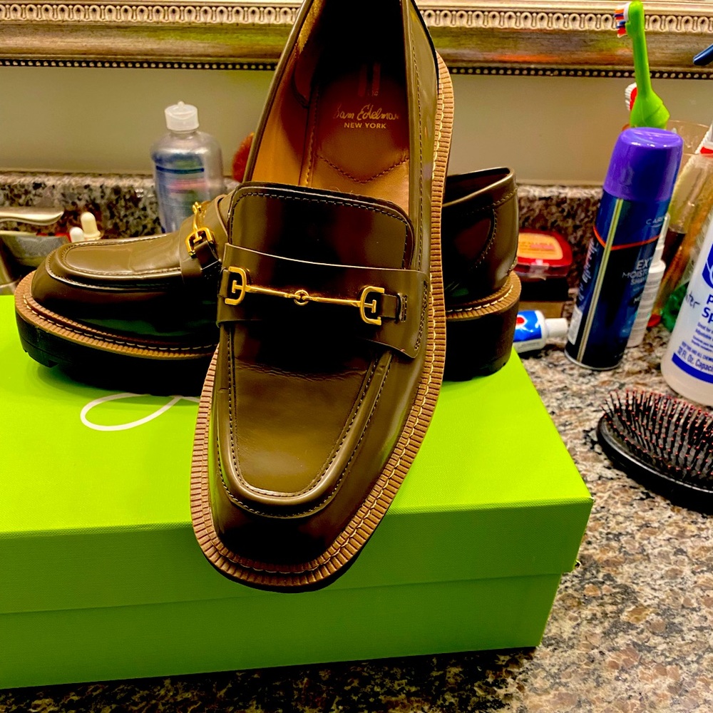 Sam Edelman platform dress loafers size 9.5